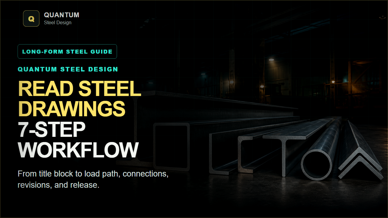 How to Read Structural Steel Drawings: A Practical 7-Step Workflow video thumbnail