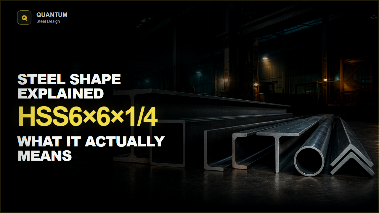 What Does HSS6x6x1/4 Mean? Square HSS Explained video thumbnail