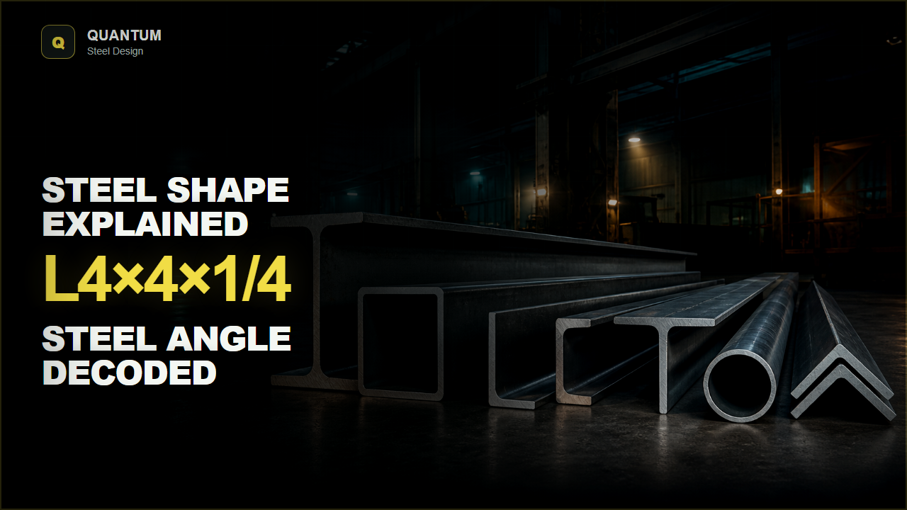 What Does L4x4x1/4 Mean? Steel Angle Explained video thumbnail