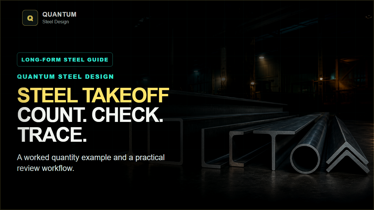 Structural Steel Takeoff: From Drawings to a Defensible Material List video thumbnail